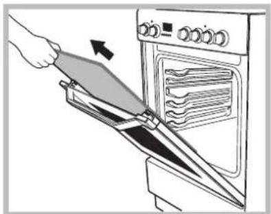 INDESIT I63I 6C6A.T(X)FR - Demontaz i ponowny montaz drzwickek piekarnika: - 6