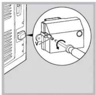 INDESIT I5V7H6A(X)EU - Montage du cable d'alimentation - 2