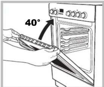 INDESIT I5V7H6A(X)EU - Wyjmowanie i montaż drzwi piekarnika: - 3