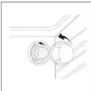 INDESIT HGK 150.B (WH) - Replacing the Oven Lamp - 1
