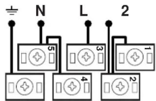 INDESIT HGK 150.B (WH) - Monteren voedingskabel - 5