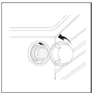INDESIT HGK 150.B (WH) - Remplacement de la lampe à l'intérieur de l'enceinte du four - 1