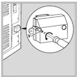 INDESIT KN3C76A(X)EU S - Инсталиране на захранващия кабел - 2