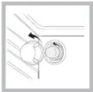 INDESIT KN3C76A(X)EU S - Replacing the oven light bulb - 1