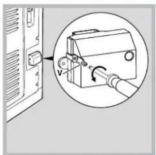INDESIT KN3C76A(X)EU S - Fitting the power supply cable - 2
