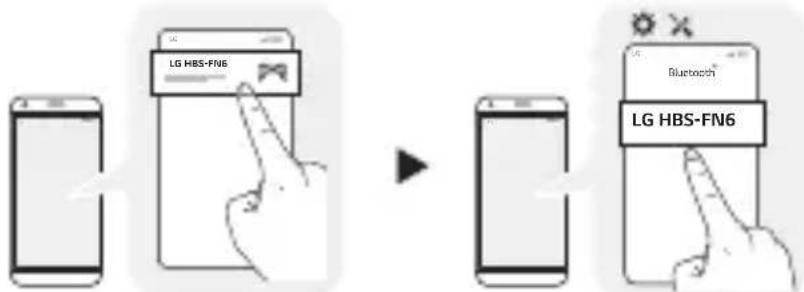 LG Tone Free HBSFN6 - Pairing and Connecting - 2
