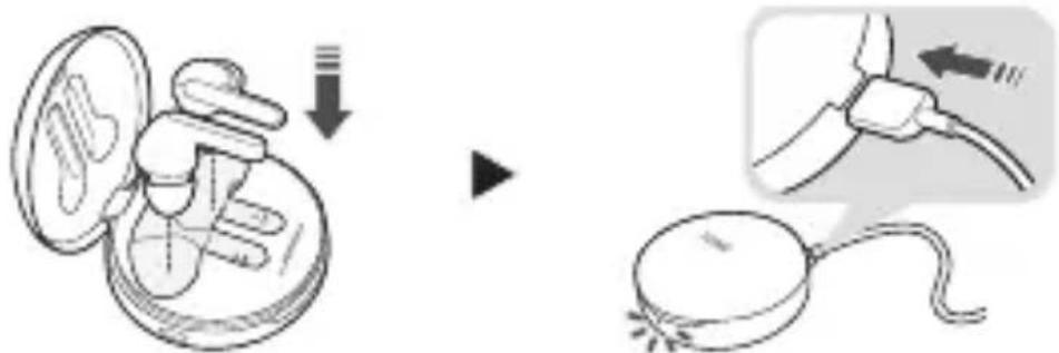 Diagram illustrating a medical procedure involving an open pill and a catheter, with directional arrows indicating movement.