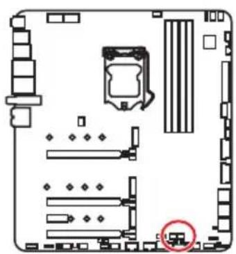 MSI MEG Z490 Godlike - POWER1, RESET1: Power Button, Reset Button - 1
