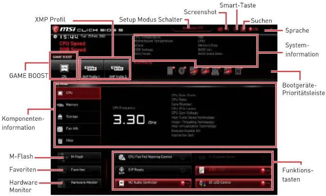 MSI MEG Z490 Godlike - EZ Modus - 1