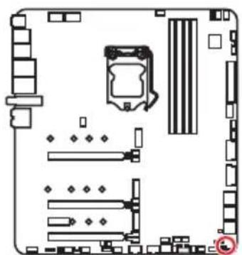 MSI MEG Z490 Godlike - JBAT1 : Cavalier Clear CMOS (Réinitialisation BIOS) - 1