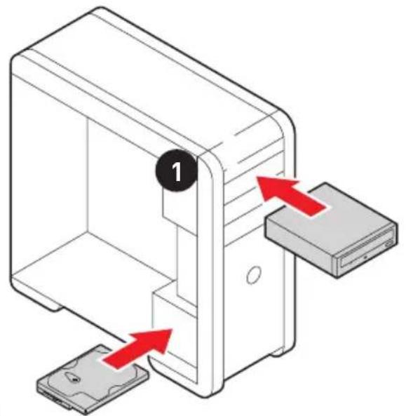 MSI MEG Z490 Godlike - Installing SATA Drives/ Installation der SATA-Laufwerke/ Installer le disque dur SATA/Установka дись SATA - 2