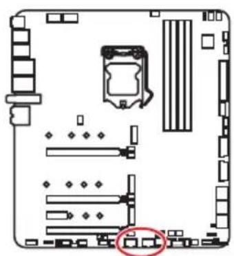 MSI MEG Z490 Godlike - JUSB2~3: USB 3.2 Gen 1 5Gbit/s Anschluss - 2
