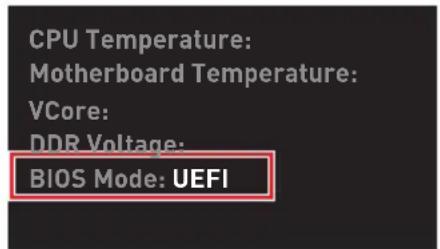 MSI MEG Z490 Godlike - Wie überprüfe ich den BIOS-Modus? - 1