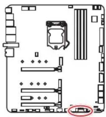 MSI MEG Z490 Godlike - OC_RT1: OC Retry Button - 1