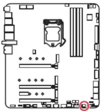 MSI MEG Z490 Godlike - W_FLOW1: Anschluss des Wasser Durchfluss sensors - 1