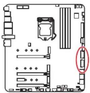 MSI MEG Z490 Godlike - JUSB2~3: USB 3.2 Gen 1 5Gbit/s Anschluss - 1