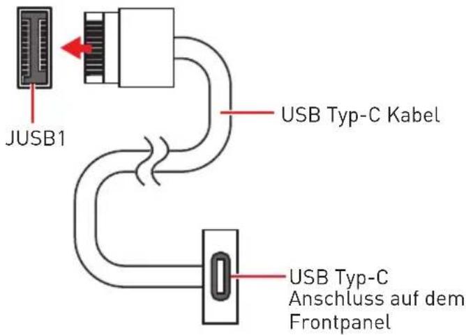MSI MEG Z490 Godlike - JUSB1: USB 3.2 Gen 2 10Gbit/s Typ-C Anschluss - 2