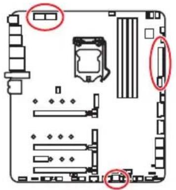MSI MEG Z490 Godlike - CPU_PWR1~2,ATX_PWR1,PCIE_PWR1:Power Connectors - 1