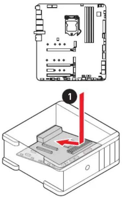 MSI MEG Z490 Godlike - Installing the Motherboard/ Installation des Motherboards/ Installer la carte mère/Установka MaTePNHСКОД ПЛАТБI - 1