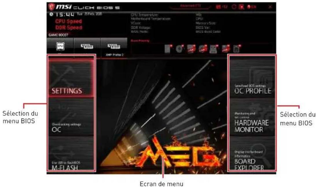 MSI MEG Z490 Godlike - Advanced Mode (mode avancé) - 1