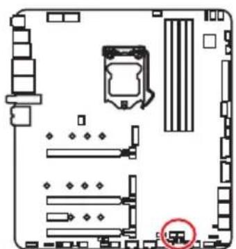 MSI MEG Z490 Godlike - POWER1, RESET1: Power-Taste, Reset-Taste - 1