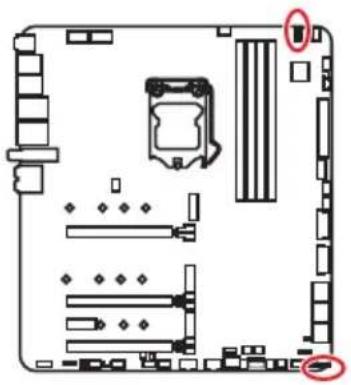 MSI MEG Z490 Godlike - JRAINBOW1~2: Connecteurs LED RGB addressables - 1