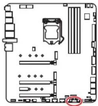 MSI MEG Z490 Godlike - JTPM1: Pa3bem Modyla TPM - 1