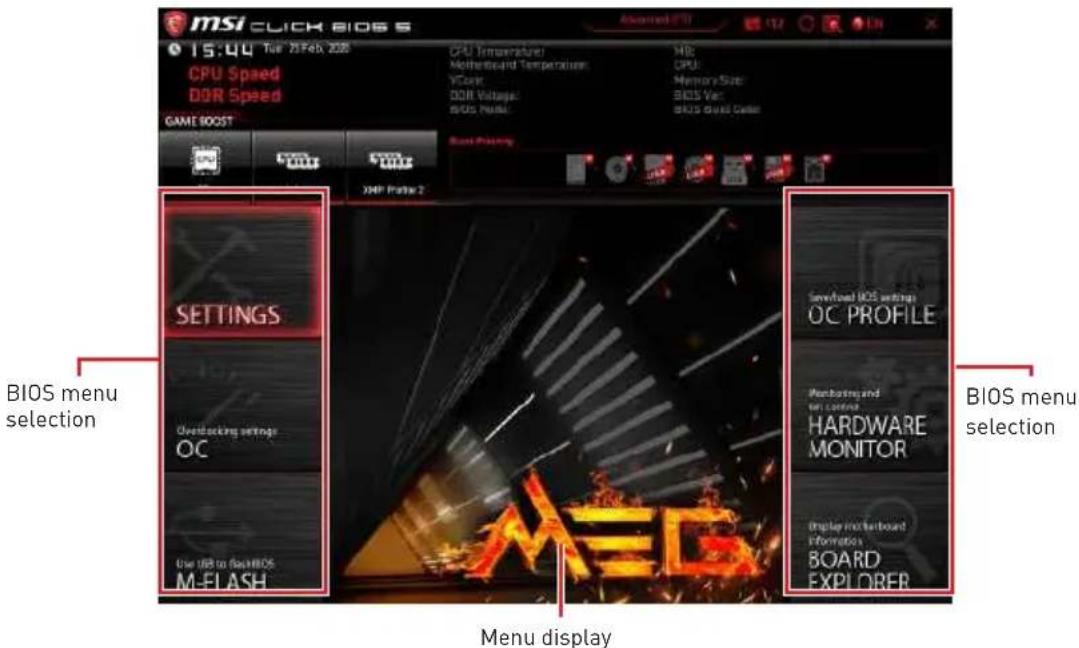 MSI MEG Z490 Godlike - Advanced Mode - 1
