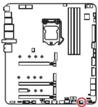 MSI MEG Z490 Godlike - W_FLOW1: Connecteur de débitmètre d'eau - 1