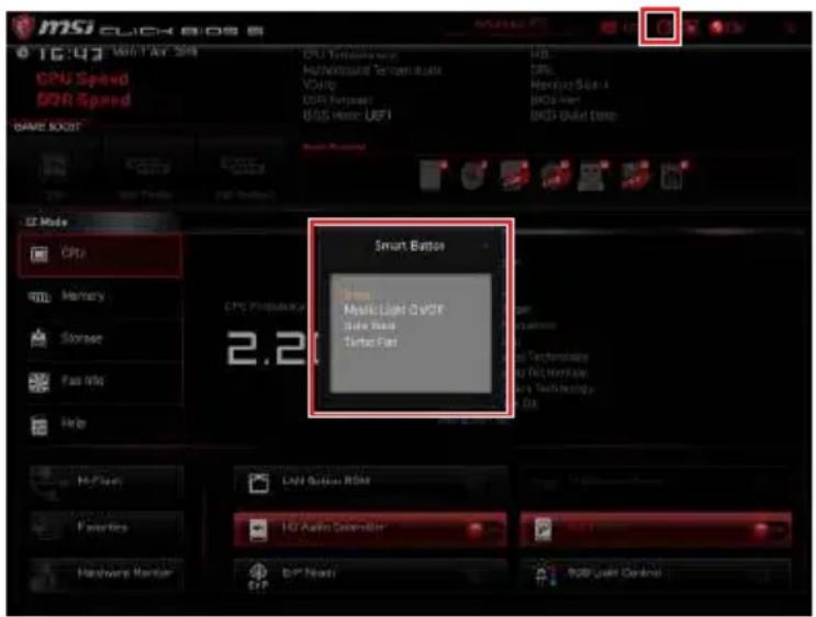 MSI MEG Z490 Godlike - - Konfiguration der Smart-Taste - 1