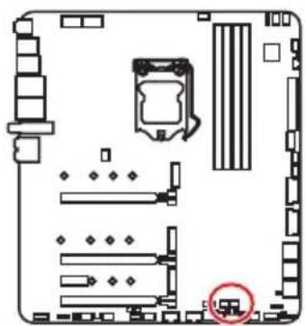 MSI MEG Z490 Godlike - POWER1, RESET1 : Boutons d'alimentation et de réinitialisation - 1