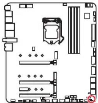 MSI MEG Z490 Godlike - JBAT1: Clear CMOS Steckbrücke (Reset BIOS) - 1