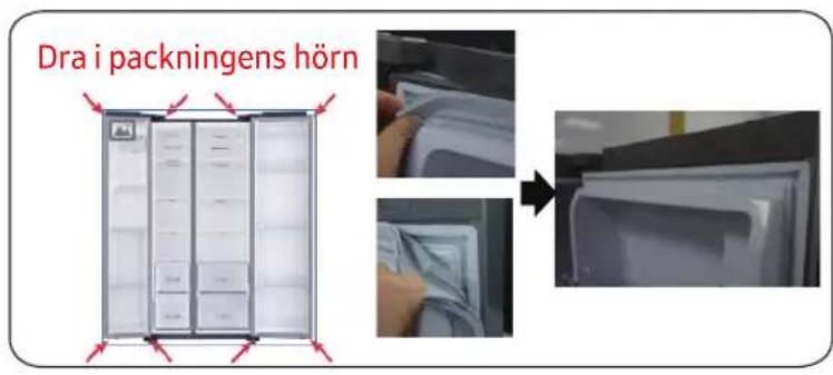 SAMSUNG RS54N3003EF - För att ta bort packningen - 1