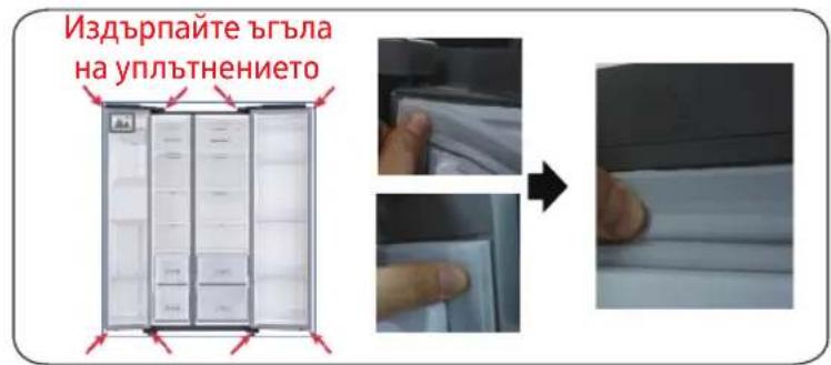 SAMSUNG RS54N3003EF - За да подмените уплътнението - 1