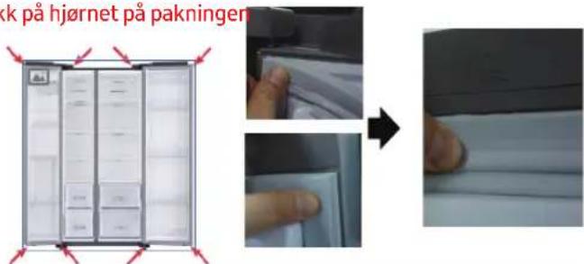 SAMSUNG RS54N3003EF - For å bytte ut pakningen - 1