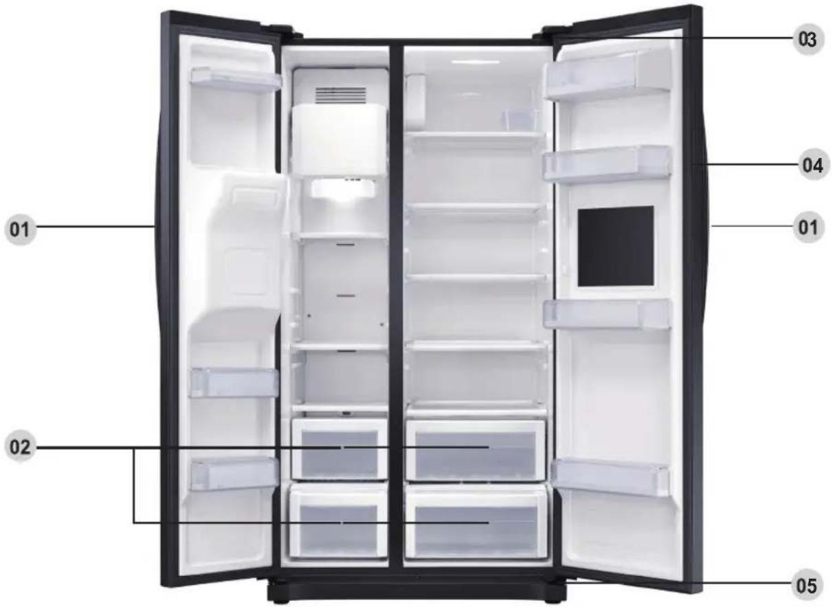 SAMSUNG RS54N3003EF - ! ETTEVAATUST - 1