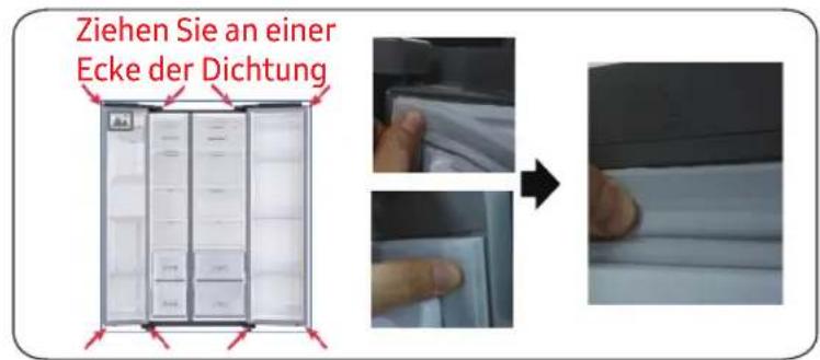 SAMSUNG RS54N3003EF - Austausch der Dichtung - 1