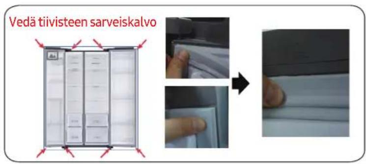 SAMSUNG RS54N3003EF - Tiivisteen uusiminen - 1