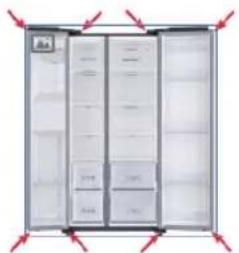 SAMSUNG RS54N3003EF - Výměna těsnění - 1