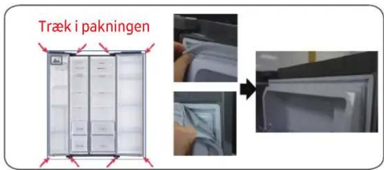 SAMSUNG RS54N3003EF - For at fjerne pakningen - 1