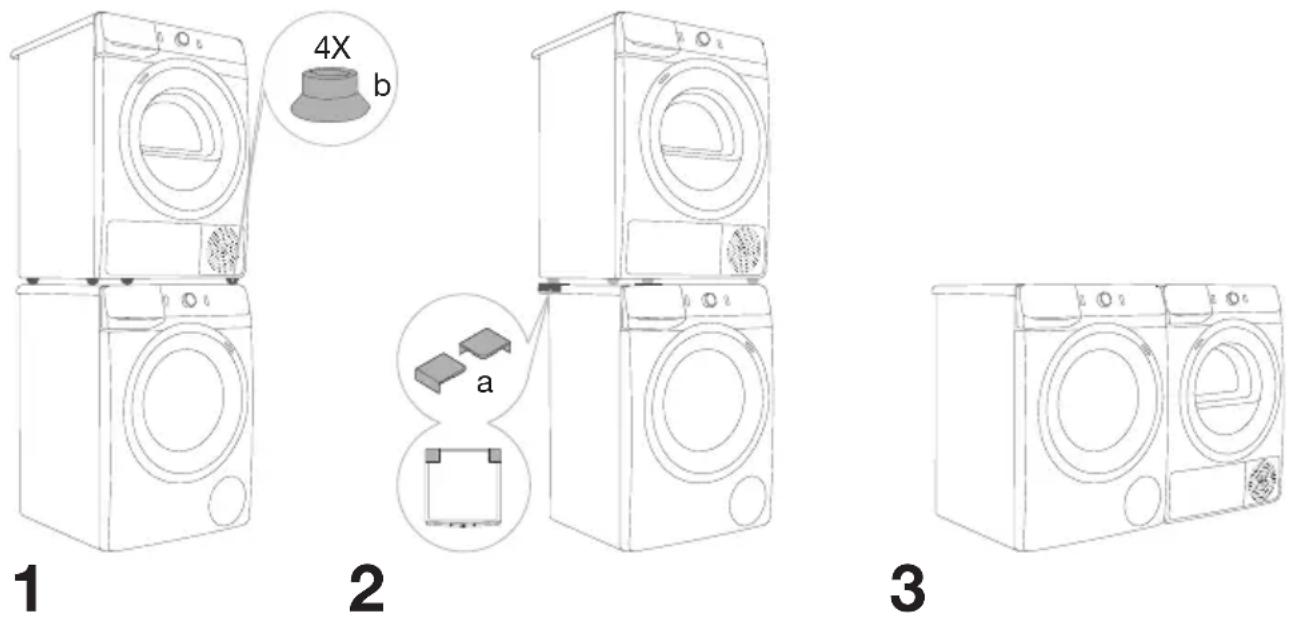 HISENSE DHGA901NL - EMPLACEMENT DU SECHE-LINGE - 1