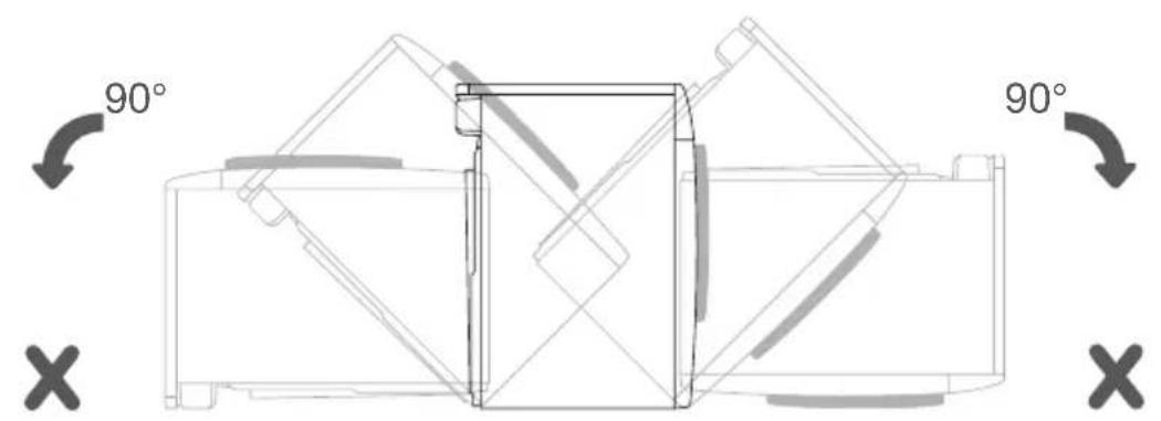 HISENSE DHGA901NL - Ouverture du hublot du sèche-linge (vue de dessus) - 3