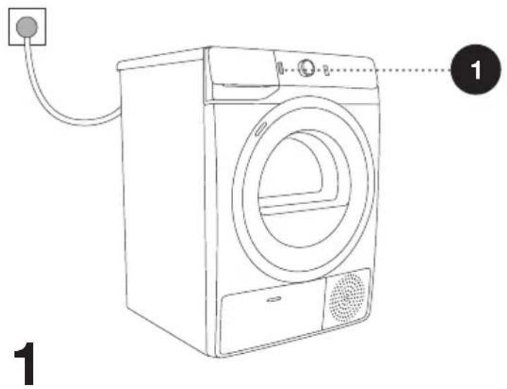 HISENSE DHGA901NL - MISE EN MARCHE DU SÉCHE-LINGE - 2