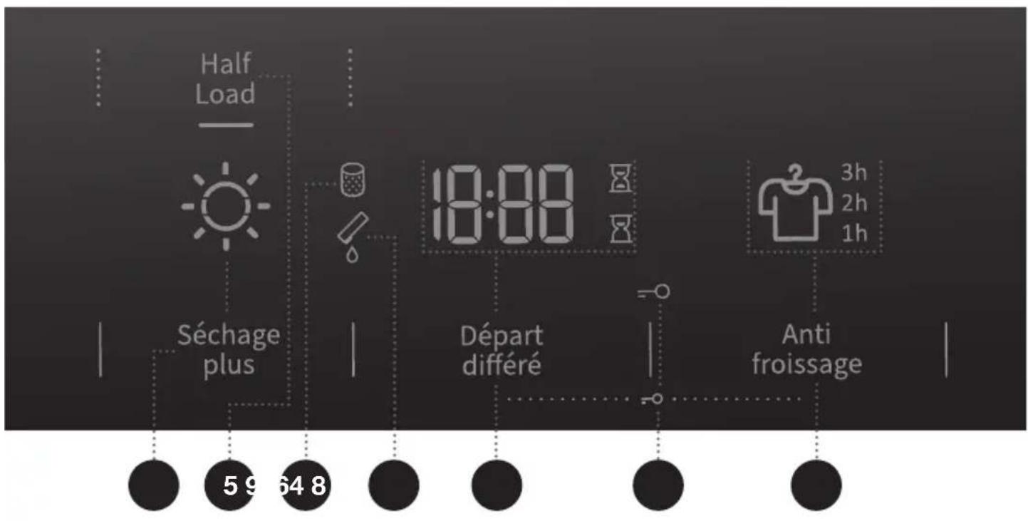 HISENSE DHGA901NL - TOUCHE DÉPART / PAUSE - 1