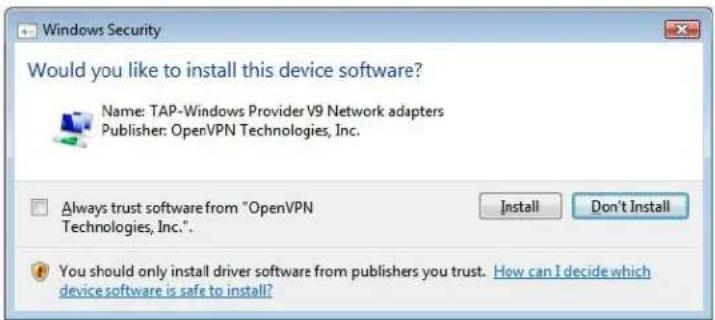 NETGEAR Nighthawk AX5400 - Windows PCへのOpenVPNソフトウェアのインストール - 3