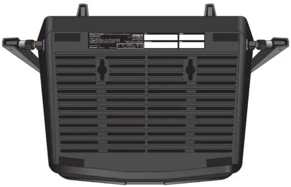 NETGEAR Nighthawk AX5400 - ルーターの壁面への設置 - 1