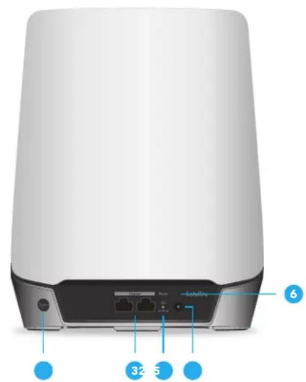 NETGEAR Orbi RBK753 - Caracteristiques matérielles du satellite Orbi - 2