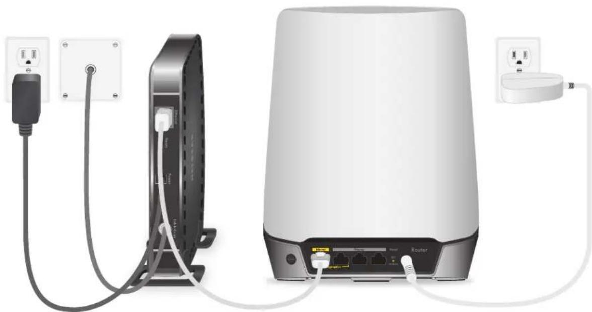 NETGEAR Orbi RBK753 - Connexion de votre routeur - 1