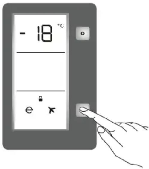 WALTHAM WCAV251FLX - Waarschuwing voor instellingen temperatuur - 1