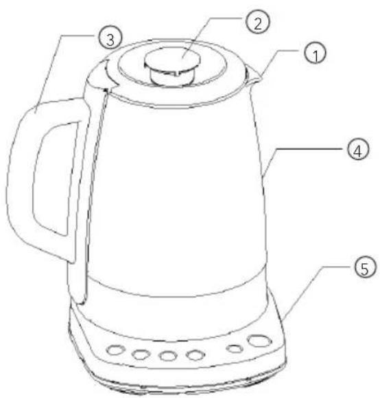 WILFA Cha TM1500S - TUOTTEEN KUVAUS - 1